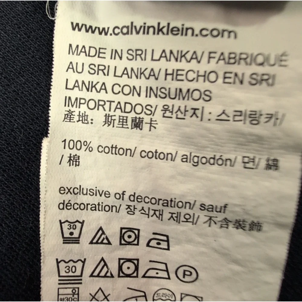 Calvin Klein Shirt Mens L Blue Polo Golf Logo CK Athletic Preppy Casual Comfort